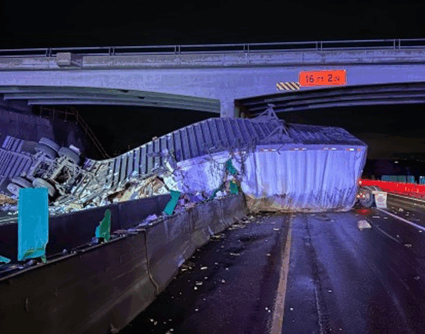 Truck Driver Fatigue Causes Semi Crash